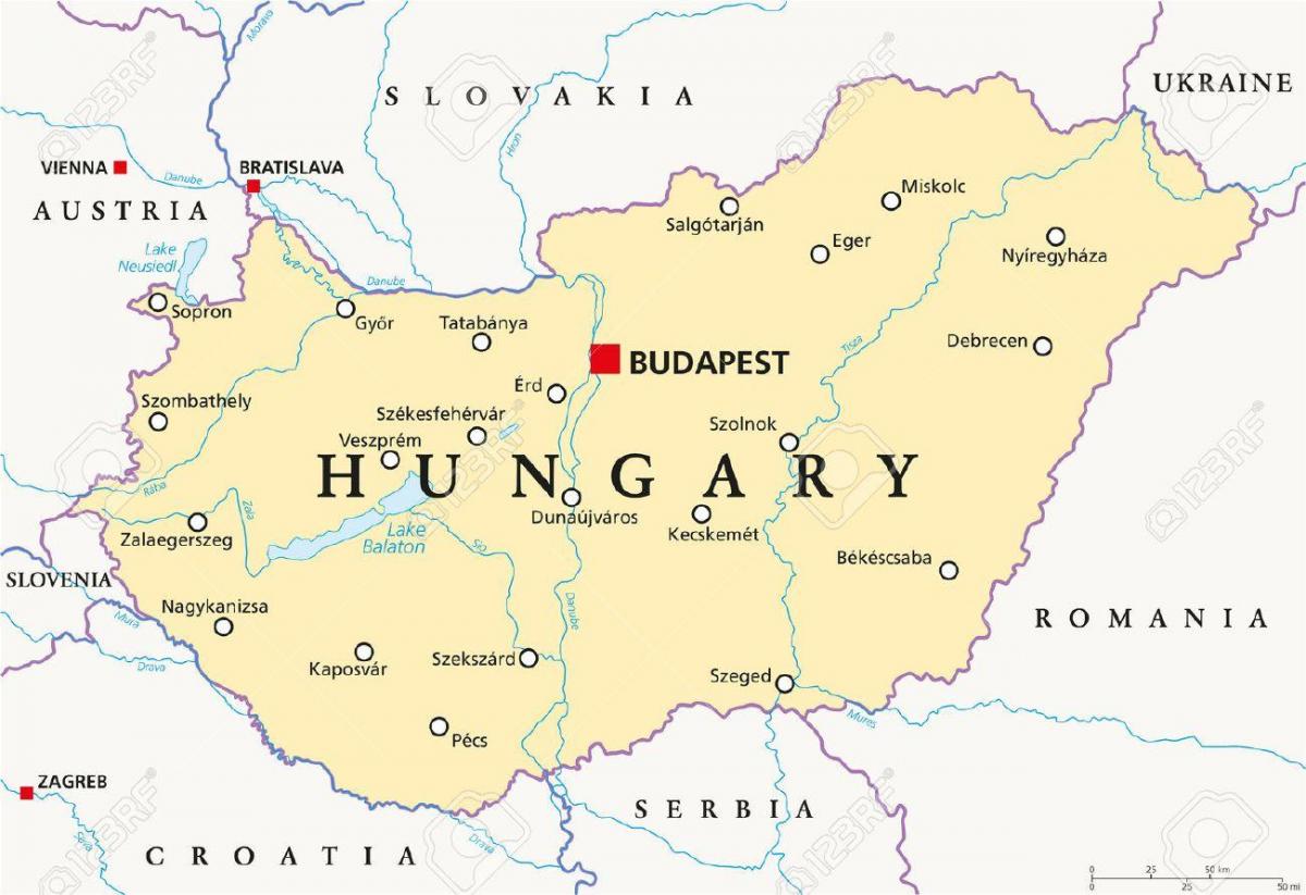 размяшчэнне Будапешт карта свету
