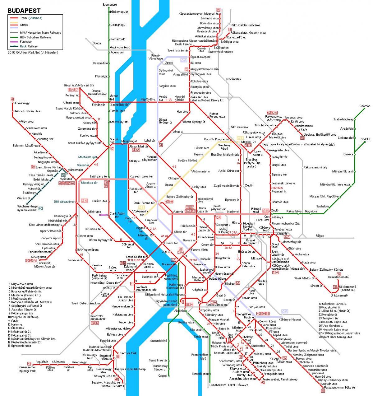 аэрапорт Будапешт карта метро 