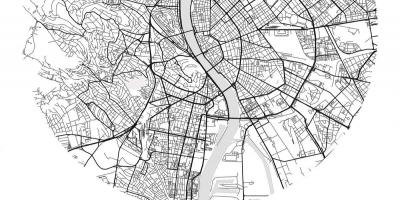Карта Будапешт, стрыт-арт