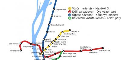 Карта Будапешта Келеці