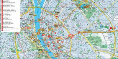 Будапешт горад турыстычная карта
