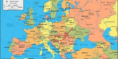 Размяшчэнне карце Будапешта
